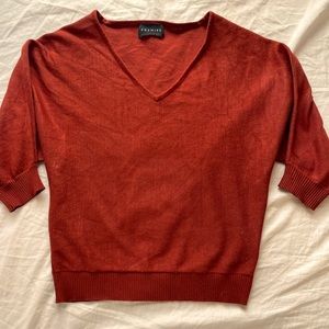 cute sunset orange dress shirt